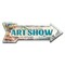 Signmission Art Show Arrow Decal Funny Home Decor 24in Wide D-A-8-999966 - alternate 1